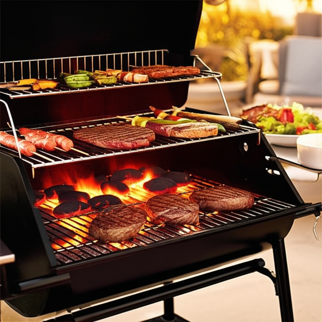 Than mùn cưa ép viên nướng BBQ không khói