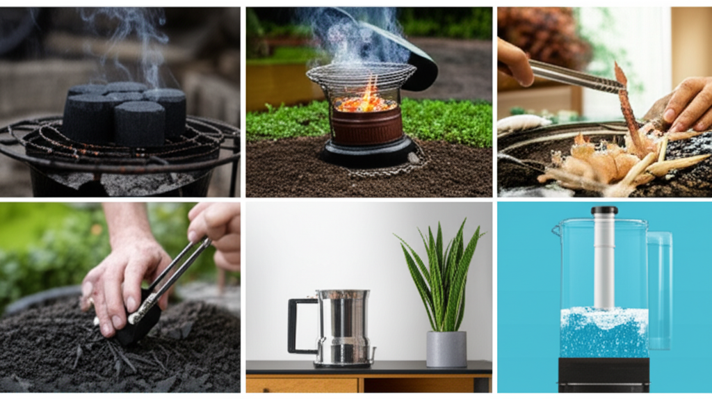 Ứng dụng đa dạng của than mùn cưa trong đời sống