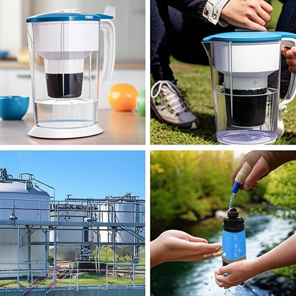 Các ứng dụng của than hoạt tính lọc nước