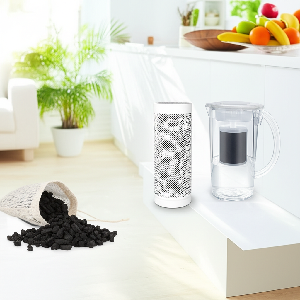 Than hoạt tính trong các ứng dụng gia đình