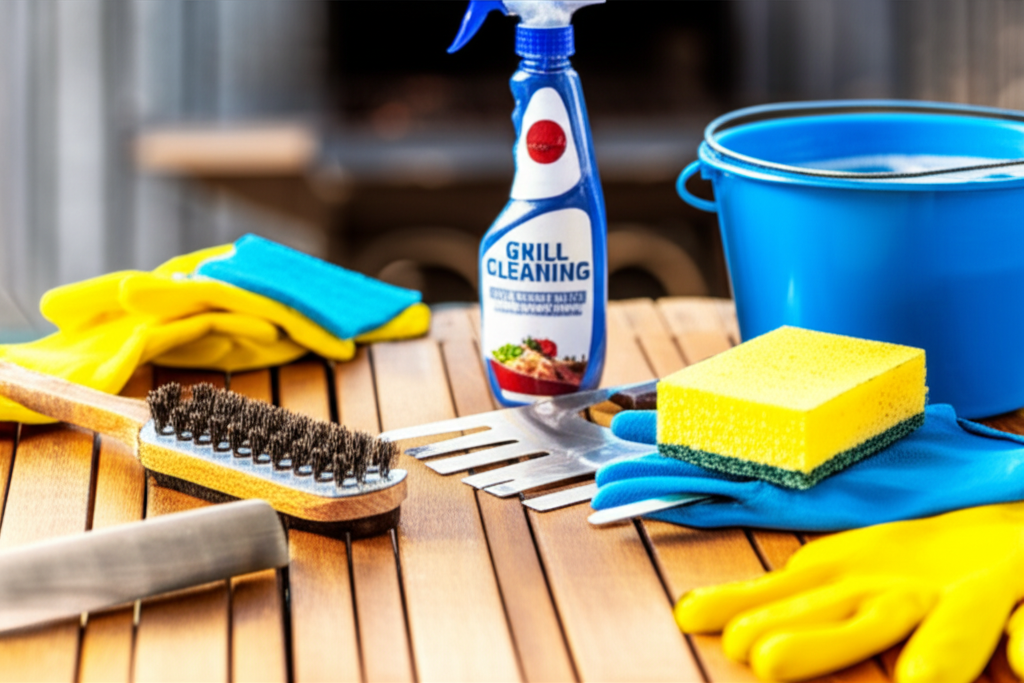 Các bước vệ sinh bếp nướng