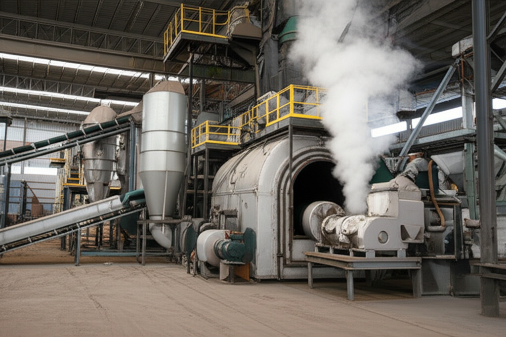 Quá trình sản xuất than hoạt tính gáo dừa