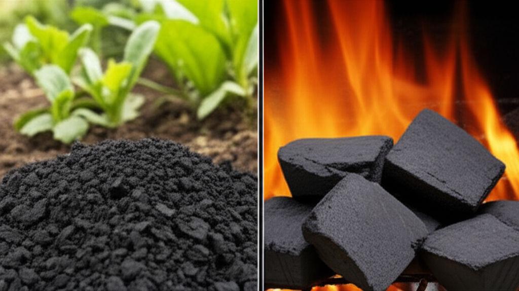 Bảng so sánh than sinh học và than gáo dừa